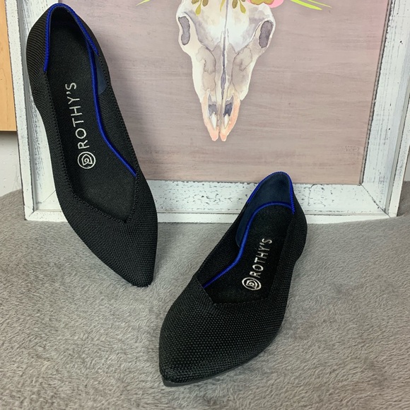 Rothy's Shoes - ROTHY’S black solid pointed toe flats